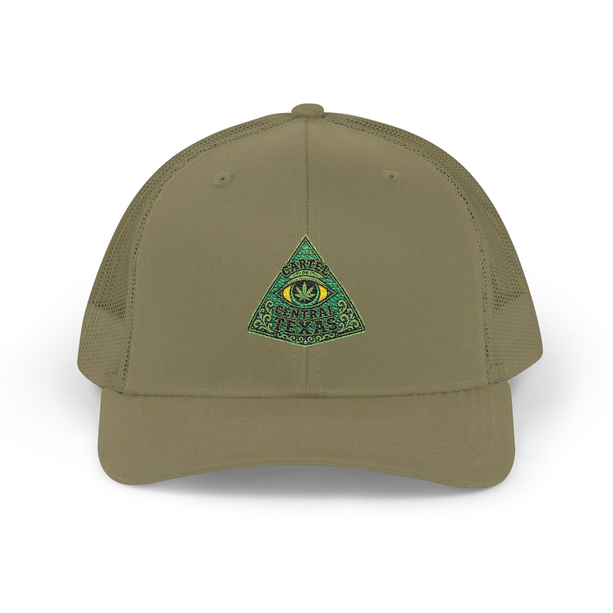 Central Texas Threads (All Seeing Eye) Trucker Cap, SnapBack, Embroidered