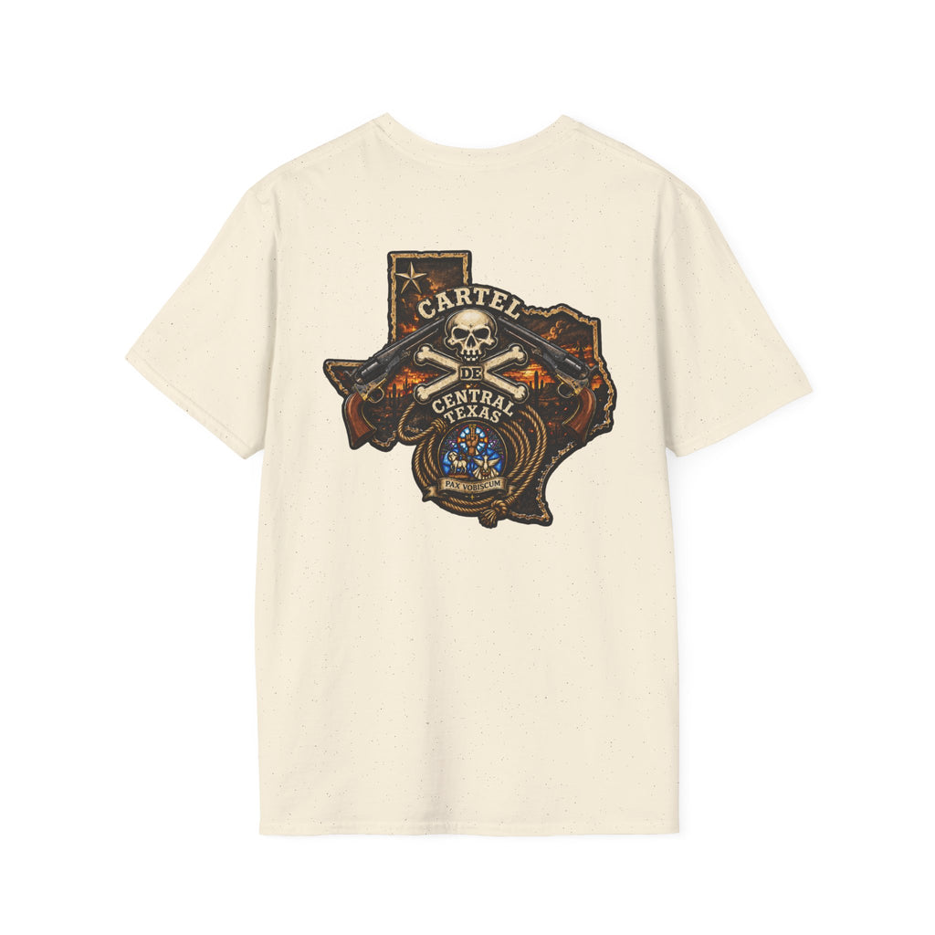 Central Texas Threads T-Shirt (Texas Map, Revolver) Color's