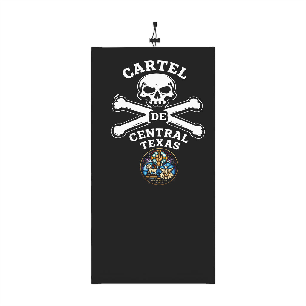 Central Texas Threads Skull & Crossbones Winter Neck Gaiter — Cartel de Central Texas Drawstring Face Mask