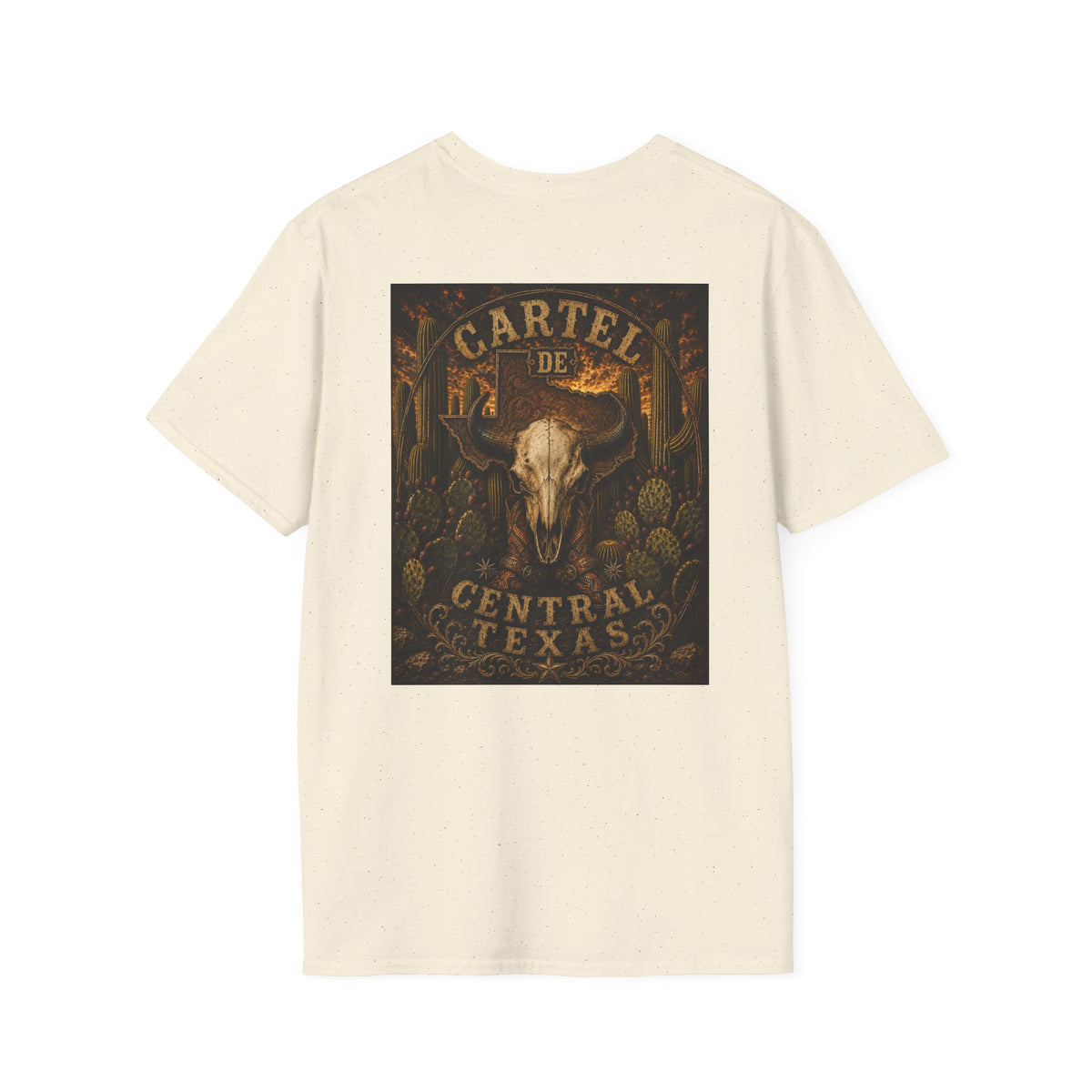Central Texas Threads T-Shirt (Bison Skull, Boots) Color's