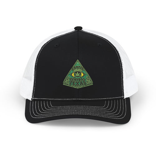 Central Texas Threads (All Seeing Eye) Trucker Cap, SnapBack, Embroidered