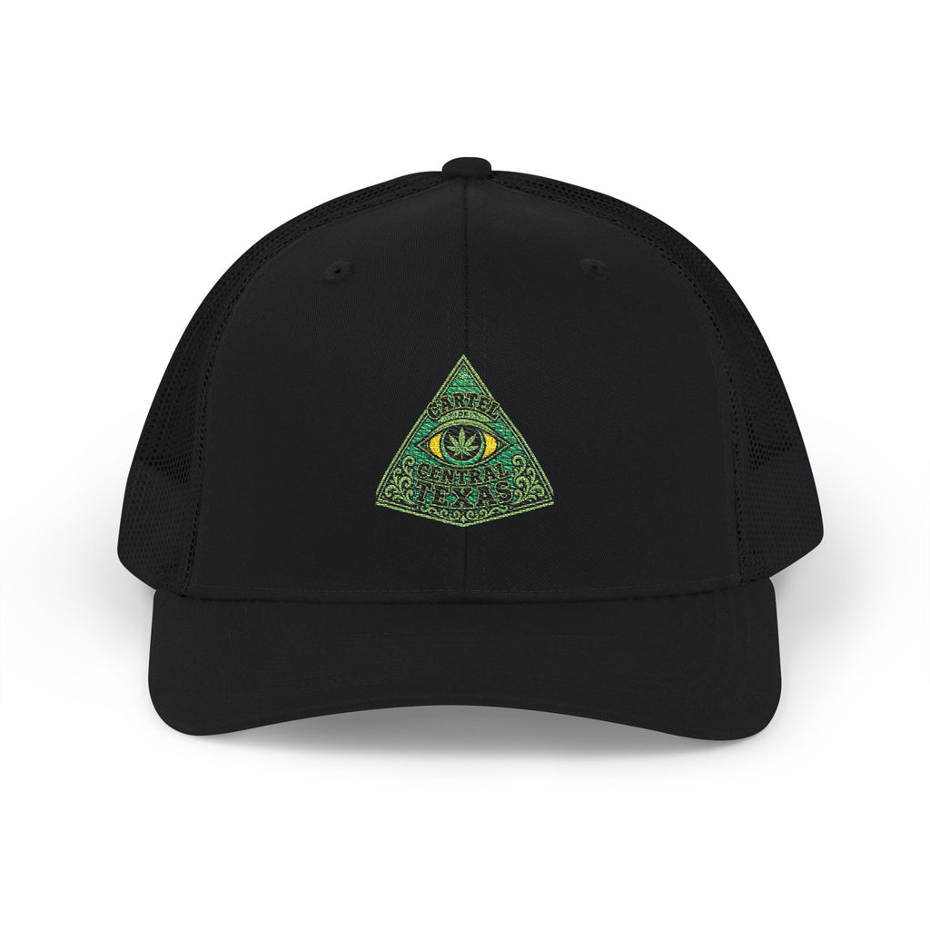 Central Texas Threads (Trucker Hat) (All Seeing Eye) Black