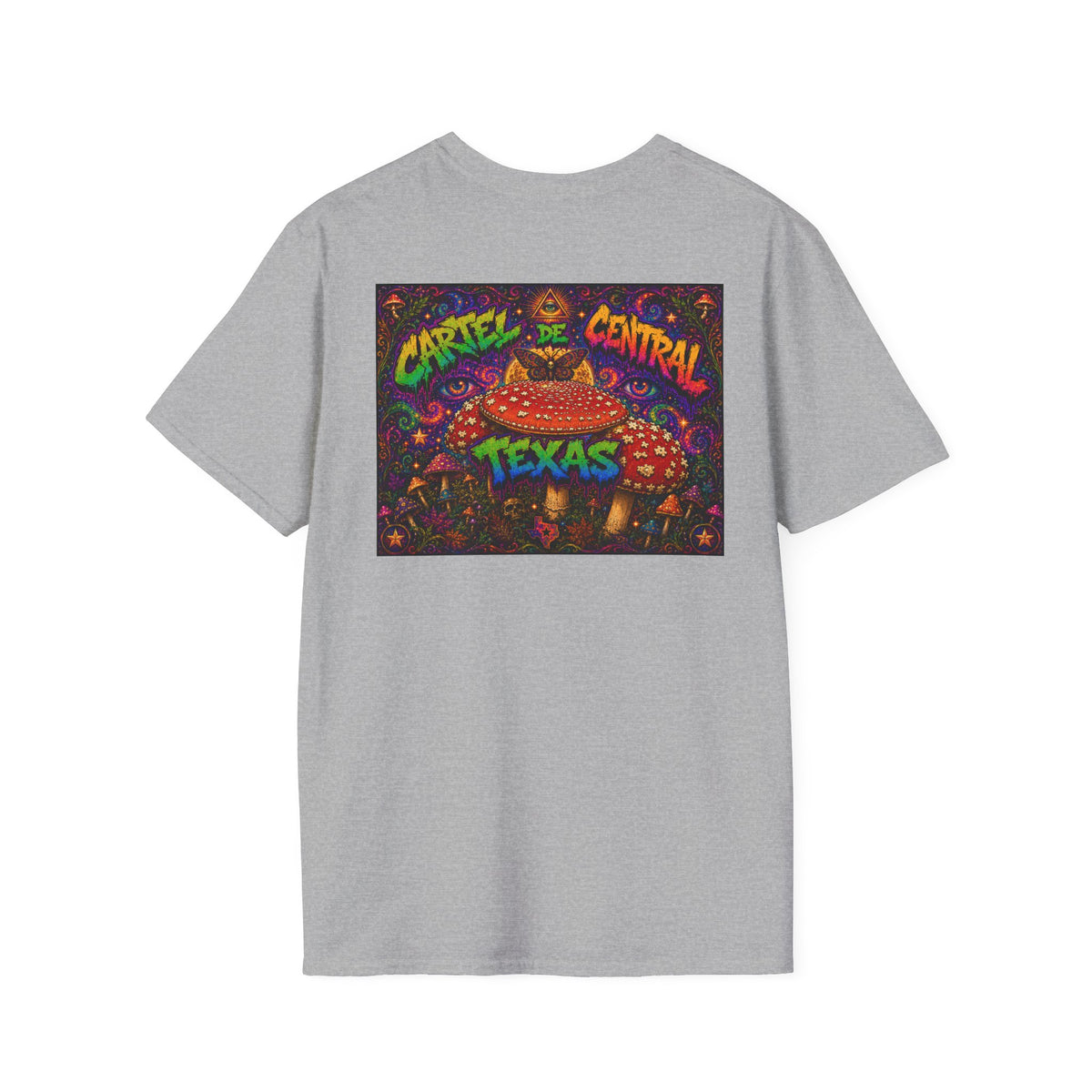 Central Texas Threads T-Shirt (Mushroom's, Psychedelic) Color's