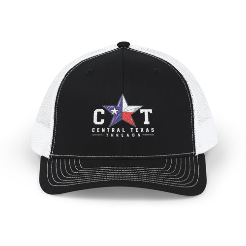 Central Texas Threads (CT Central Texas Threads) Trucker Cap, SnapBack, Embroidered
