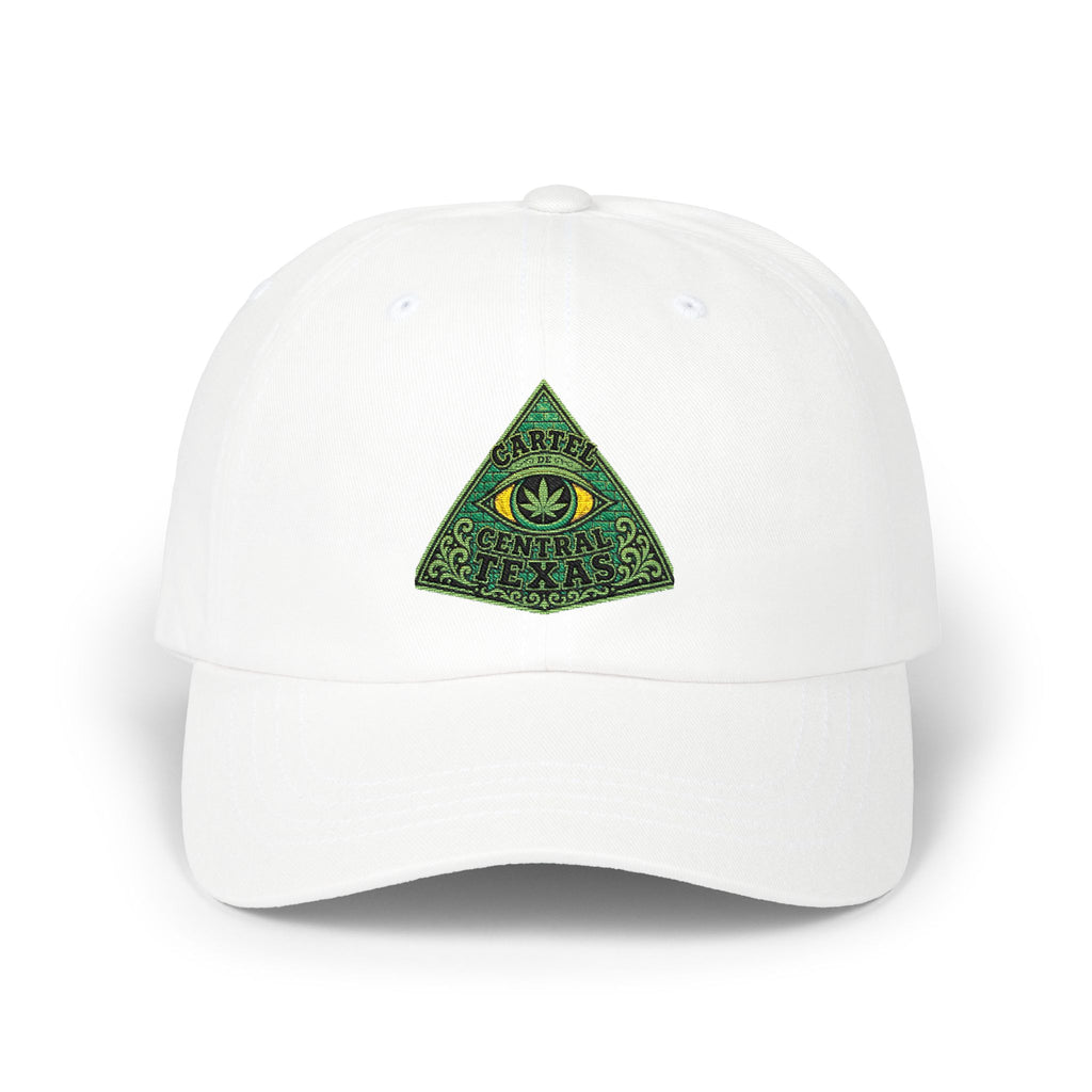 Central Texas Threads (Dad Hat) (All Seeing Eye) White