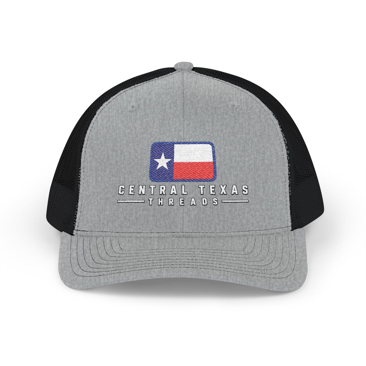Central Texas Threads (Texas Flag) Trucker Cap, SnapBack, Embroidered