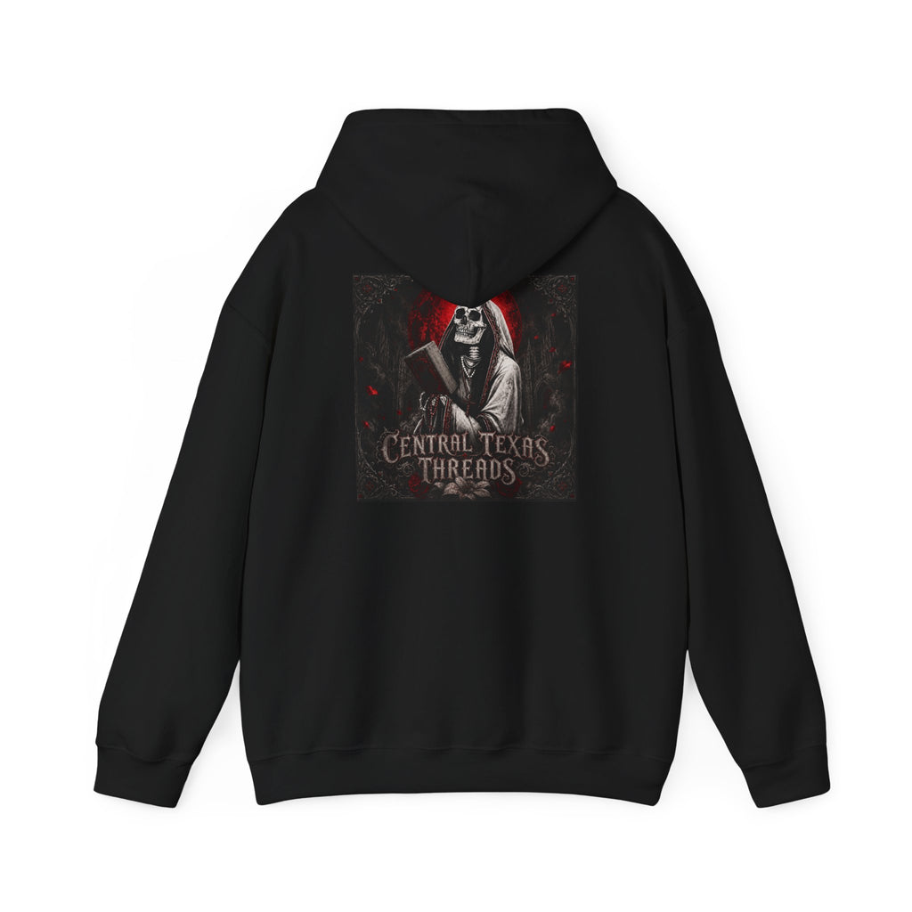 Central Texas Threads Hoodie — Grim Reaper Black