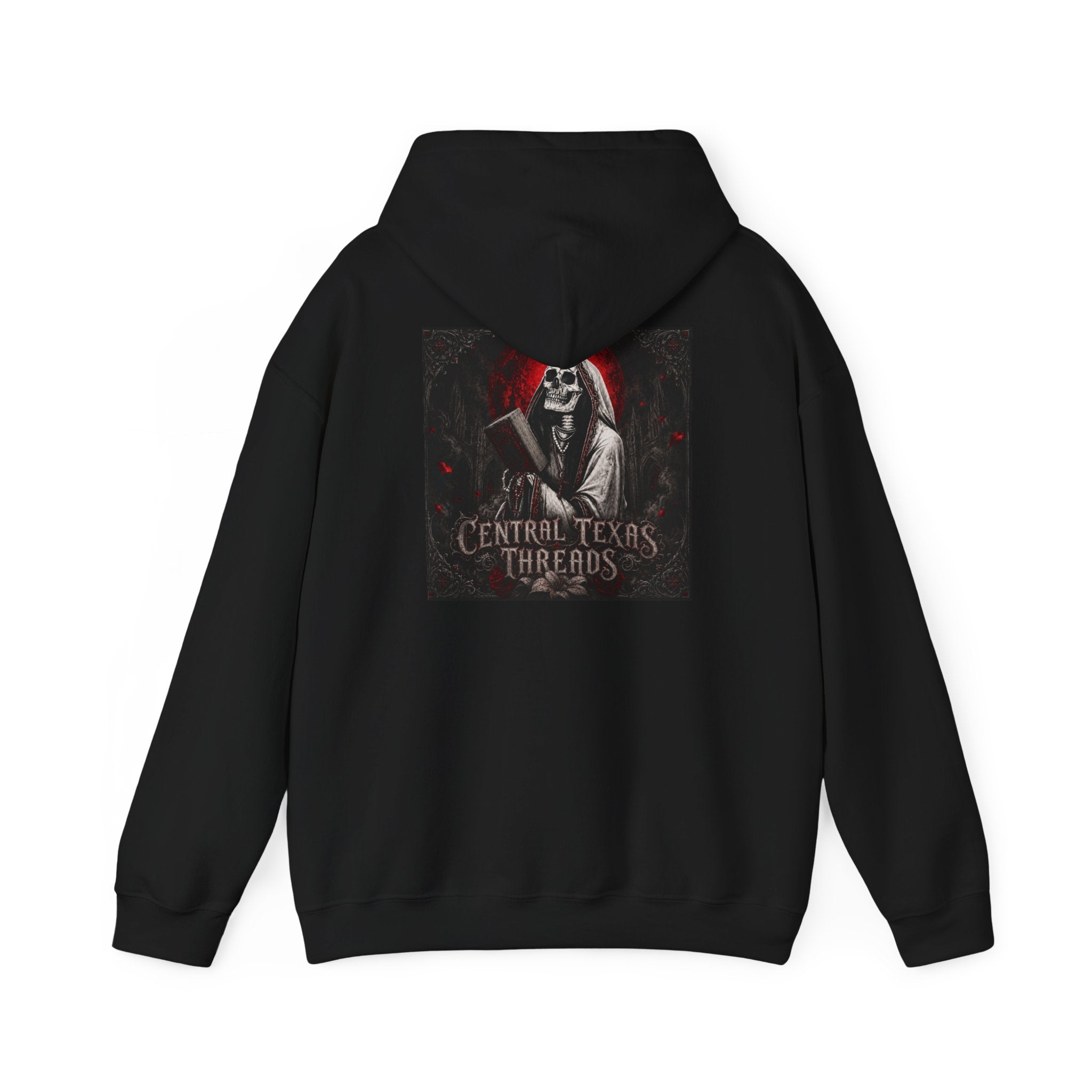 Central Texas Threads Hoodie — Grim Reaper Black