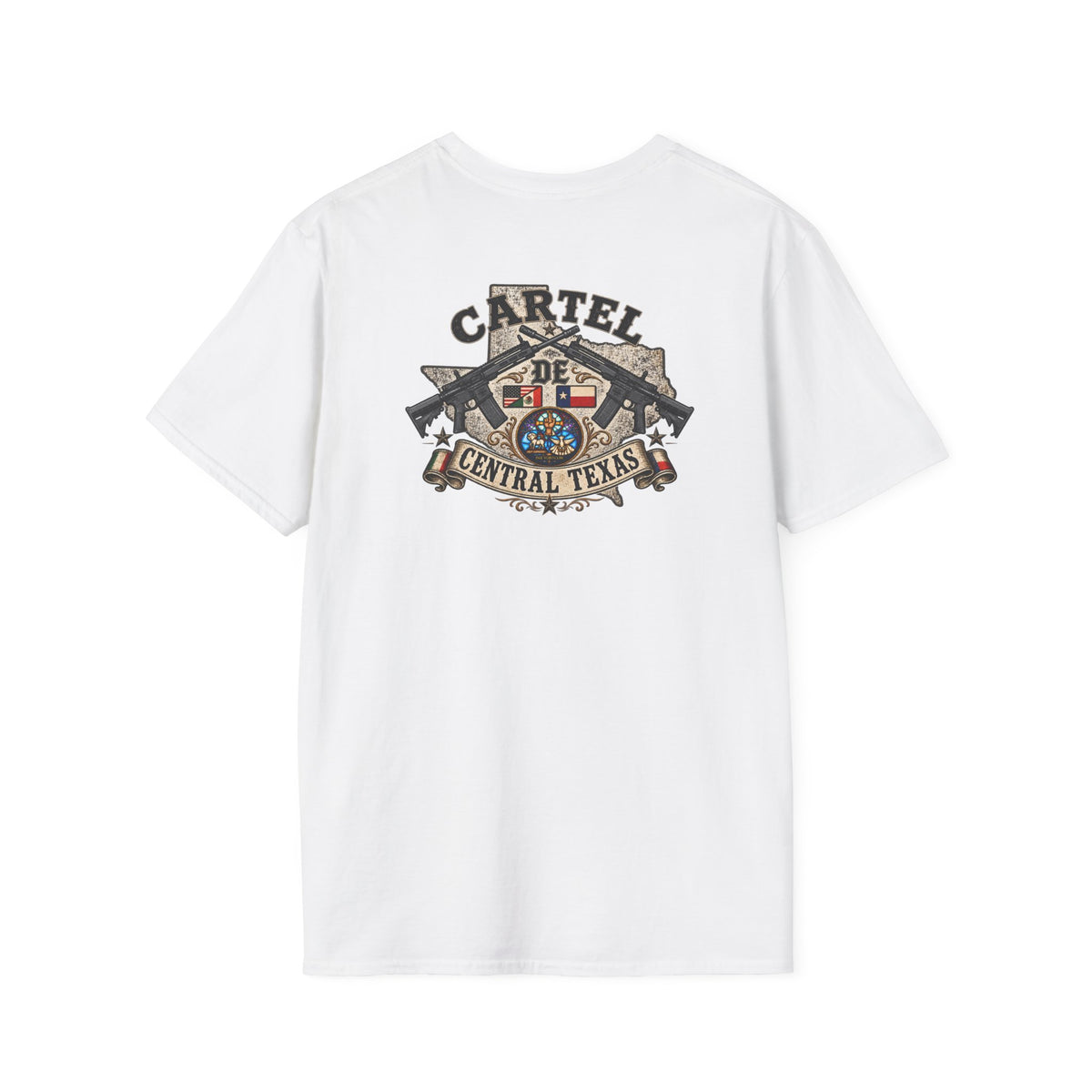 Central Texas Threads T-Shirt (Texas Map, AR-15) Color's