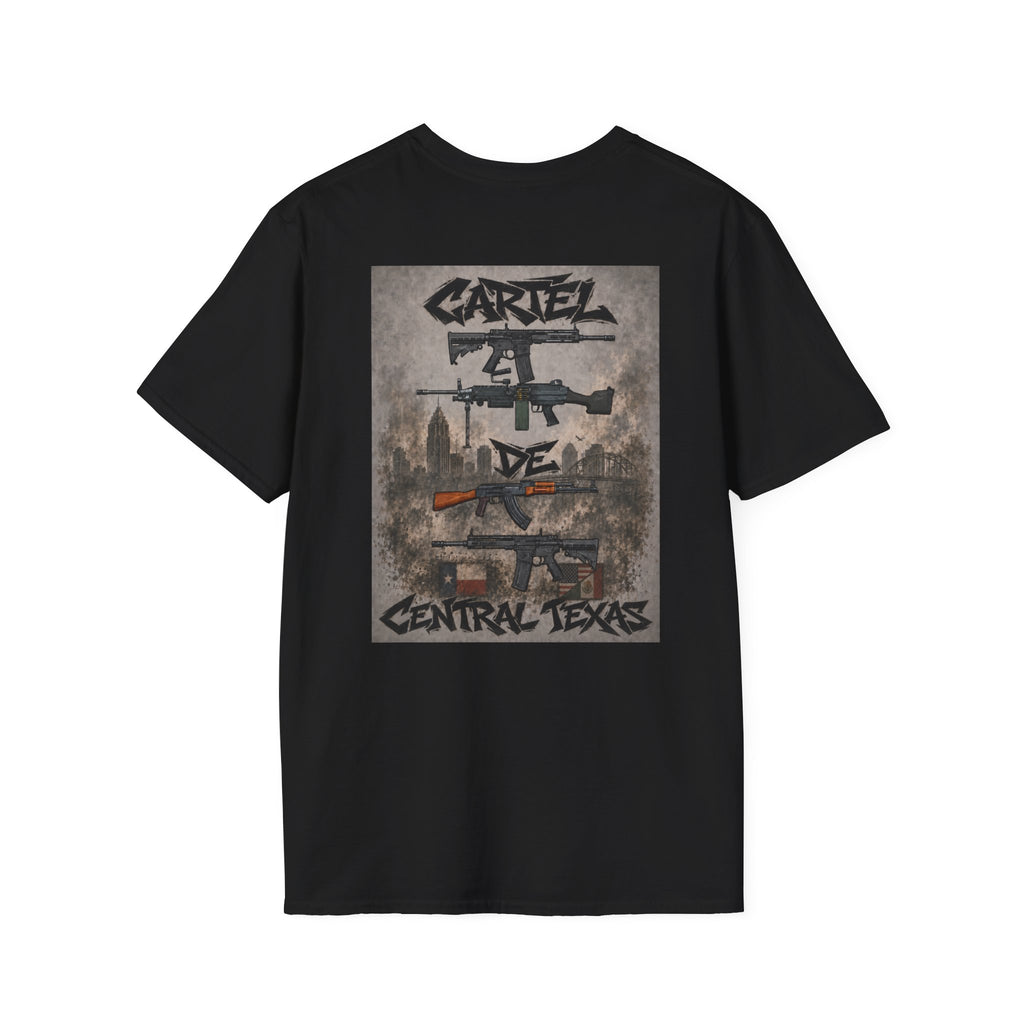 Central Texas Threads T-Shirt (AR15, AK47, M249) Black