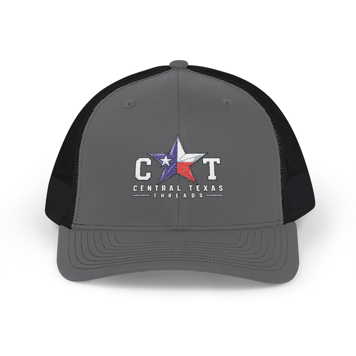 Central Texas Threads (CT Central Texas Threads) Trucker Cap, SnapBack, Embroidered