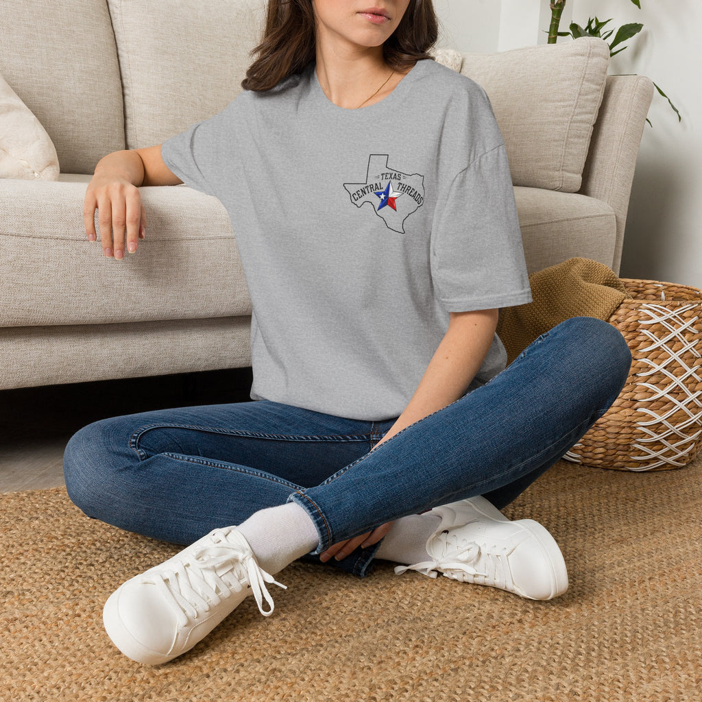 Central Texas Threads T-Shirt (Texas Map, Revolver) Color's