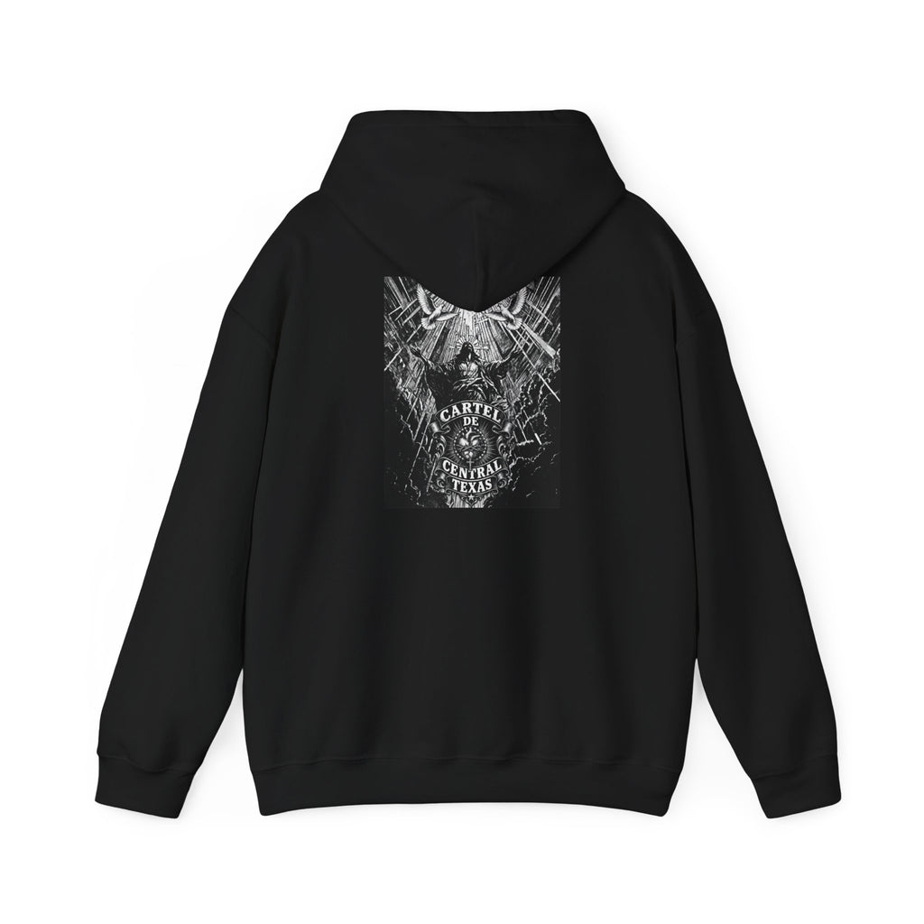 Central Texas Threads Hoodie (Jesus In Clouds) Black