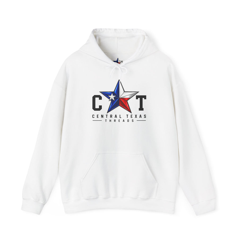 Central Texas Threads Hoodie — Grim Reaper White
