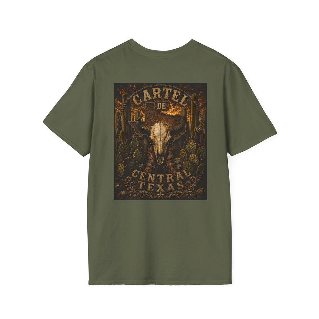 Central Texas Threads T-Shirt (Bison Skull, Boots) Color's