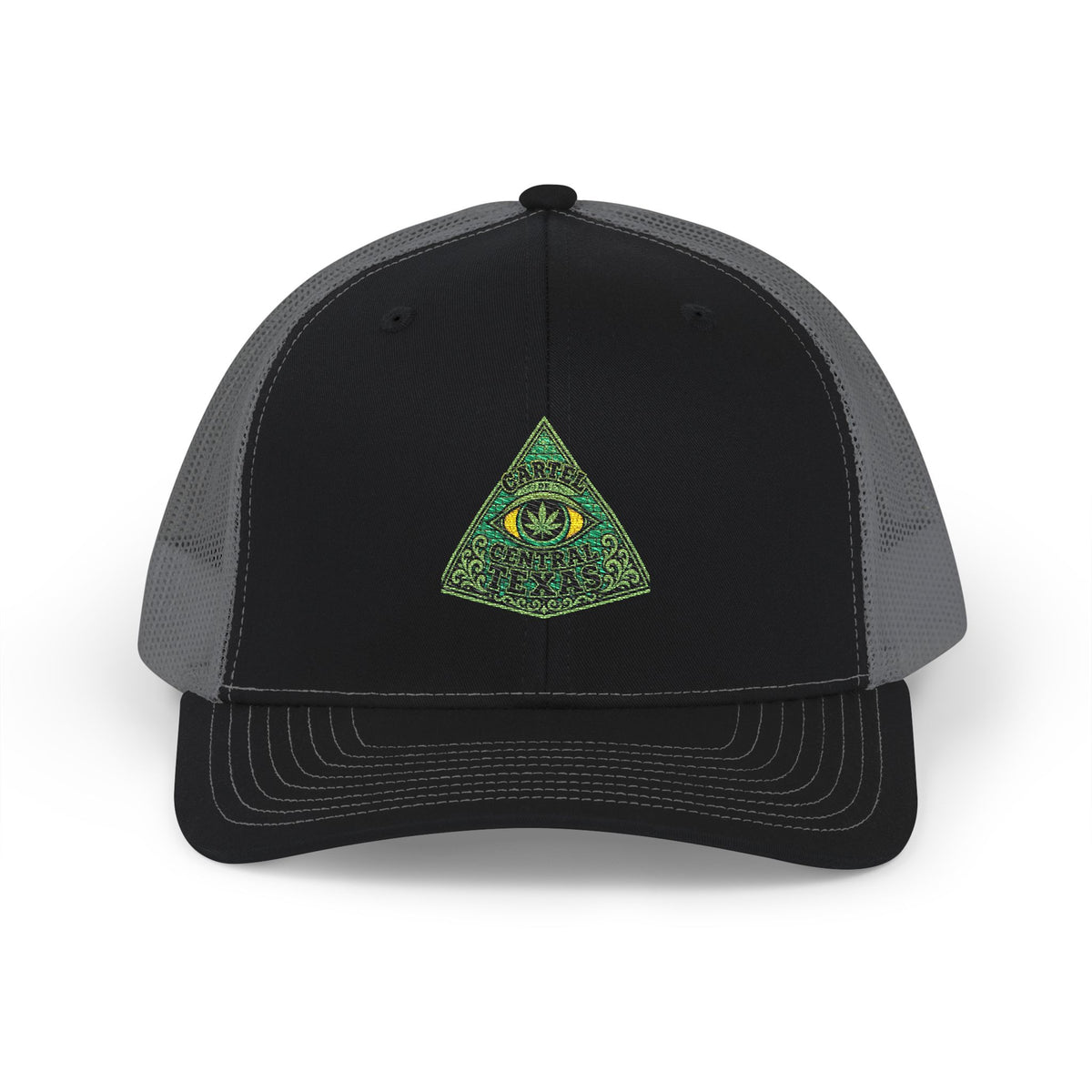 Central Texas Threads (All Seeing Eye) Trucker Cap, SnapBack, Embroidered
