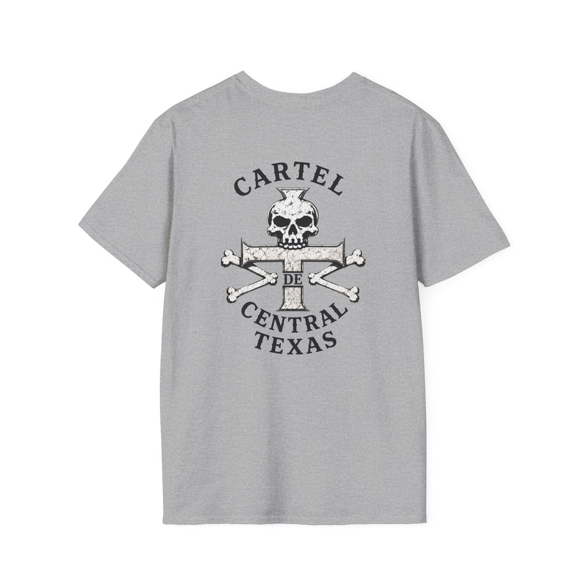 Central Texas Threads T-Shirt (Skull and Bones, Cross) Color's