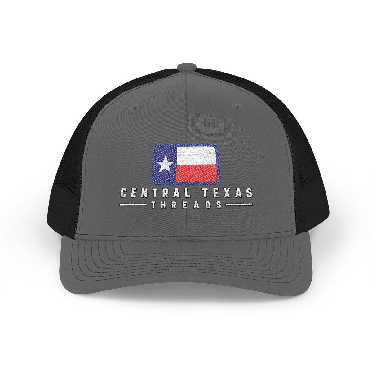 Central Texas Threads (Texas Flag) Trucker Cap, SnapBack, Embroidered