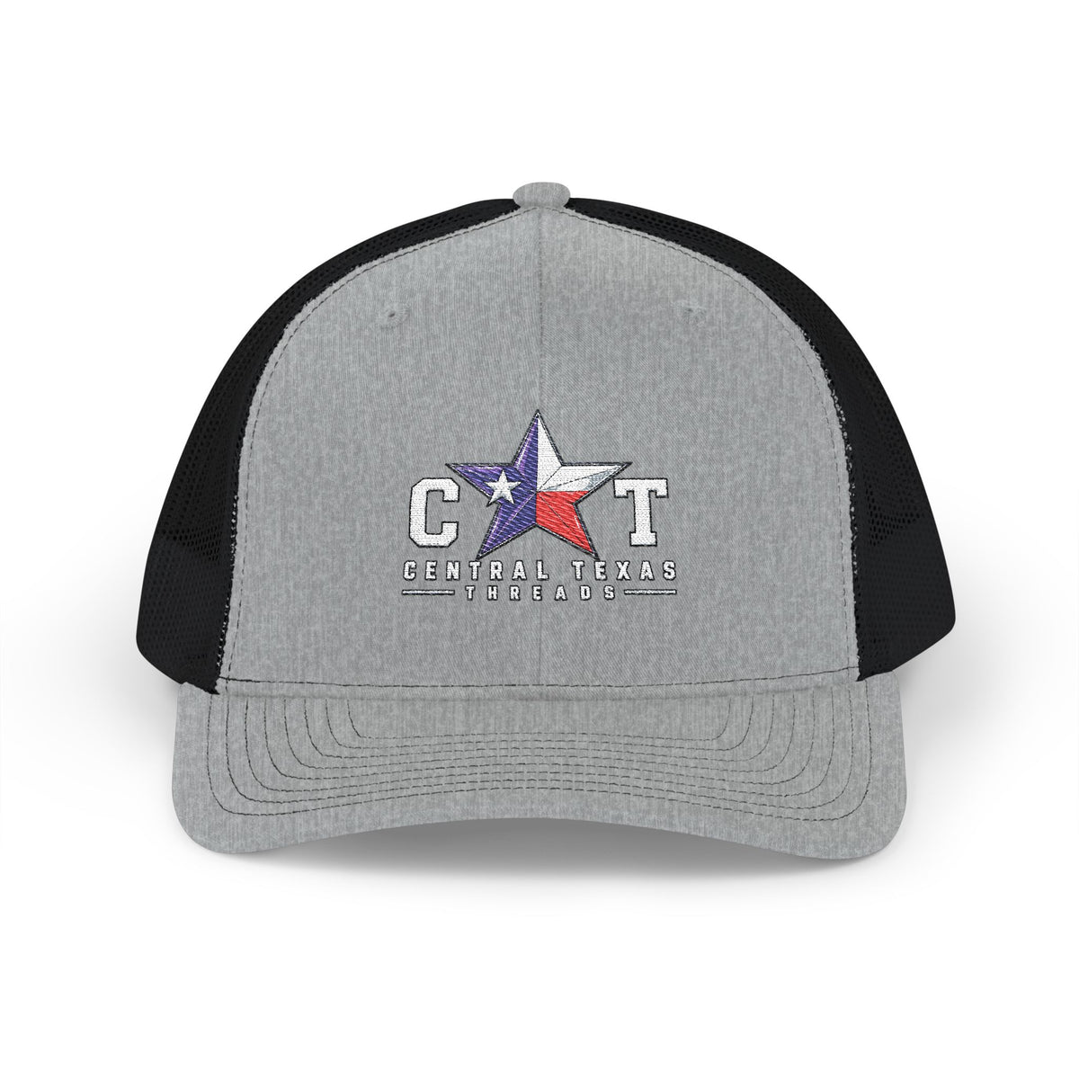 Central Texas Threads (CT Central Texas Threads) Trucker Cap, SnapBack, Embroidered