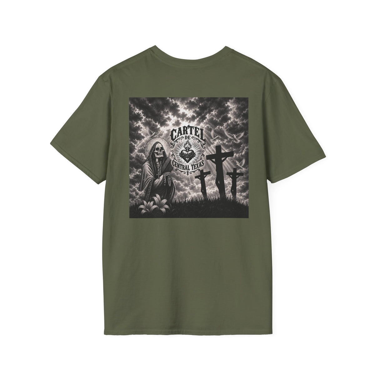 Central Texas Threads T-Shirt (Death and Calvary Cross) Color's