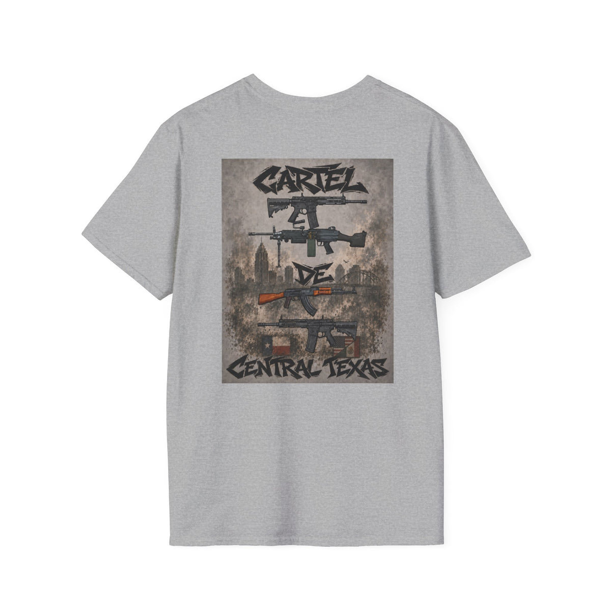 Central Texas Threads T-Shirt (AR15, AK47, M249) Color's