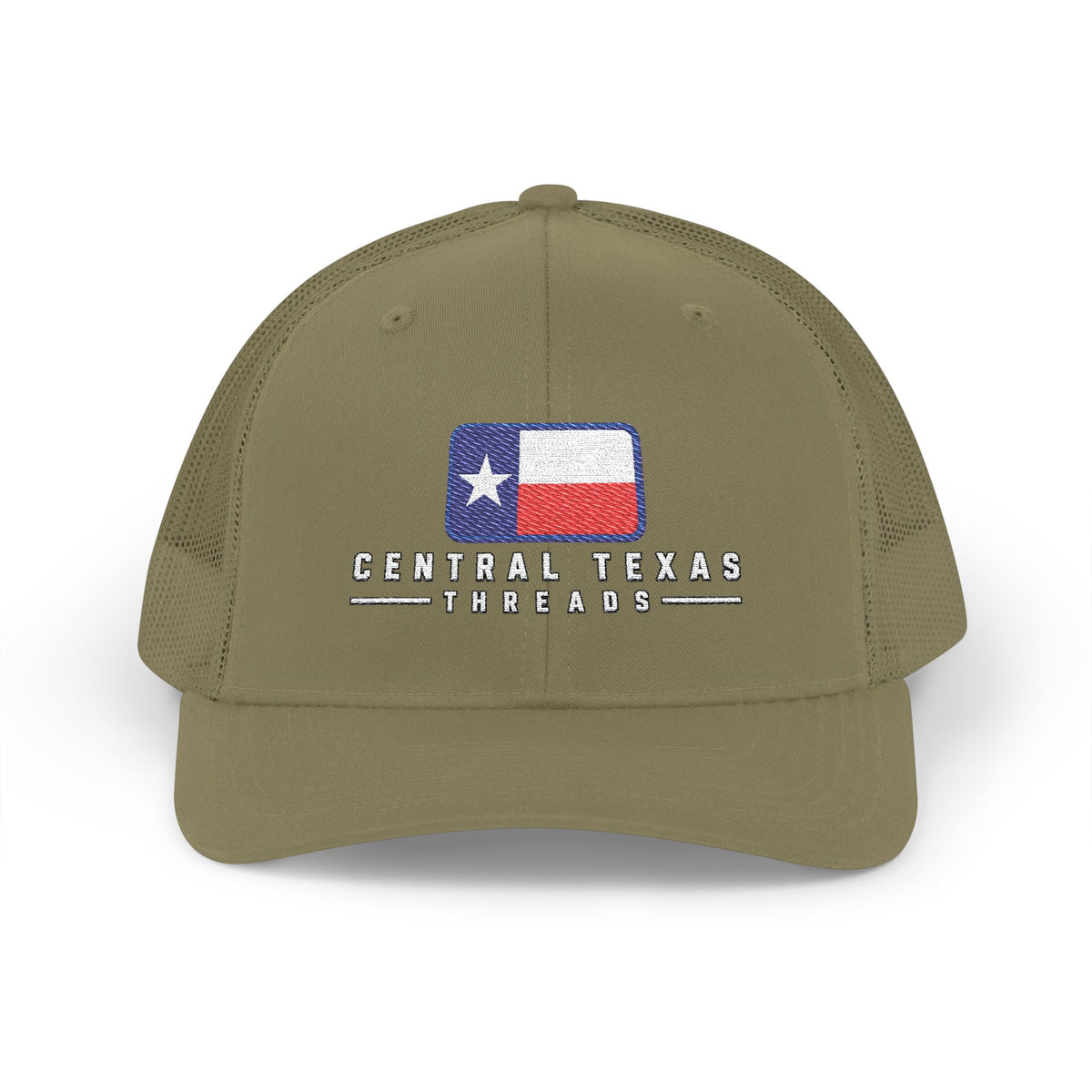 Central Texas Threads (Texas Flag) Trucker Cap, SnapBack, Embroidered