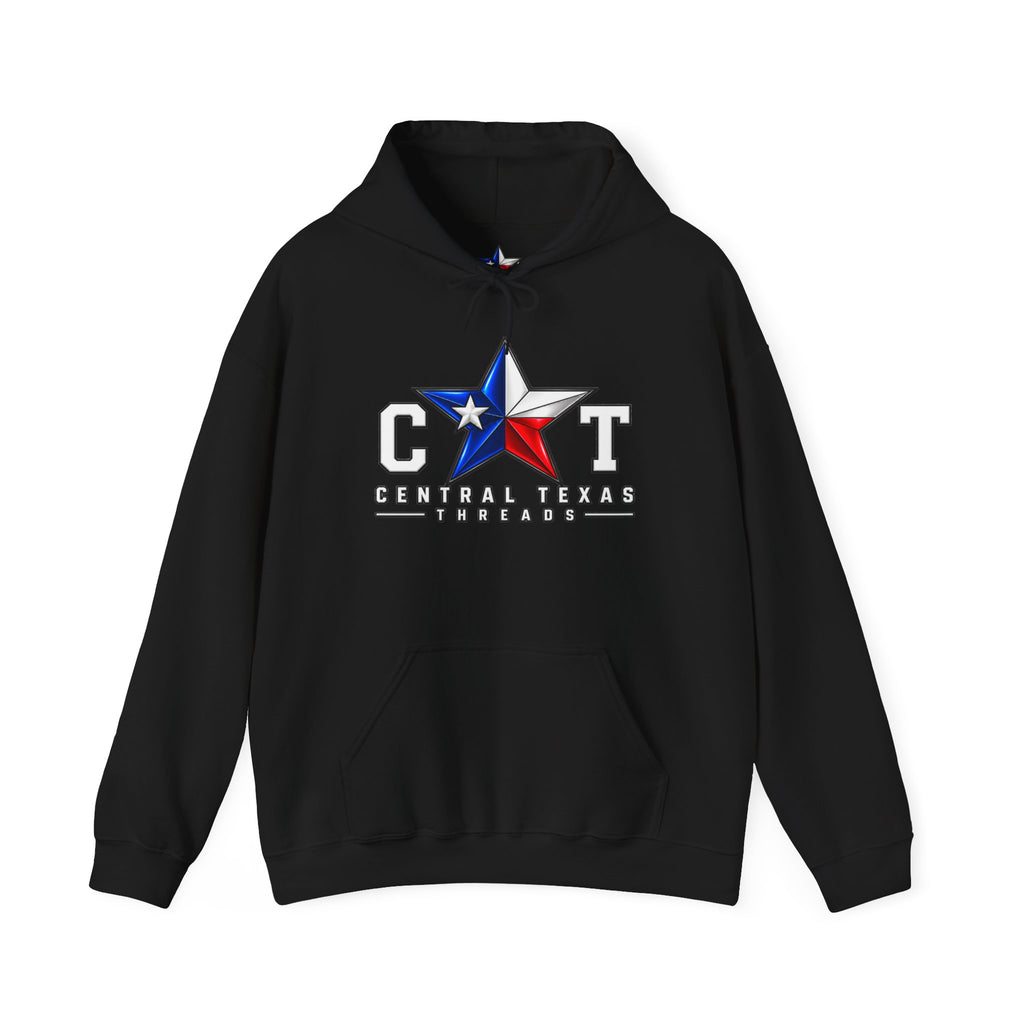 Central Texas Threads Hoodie — Grim Reaper Black