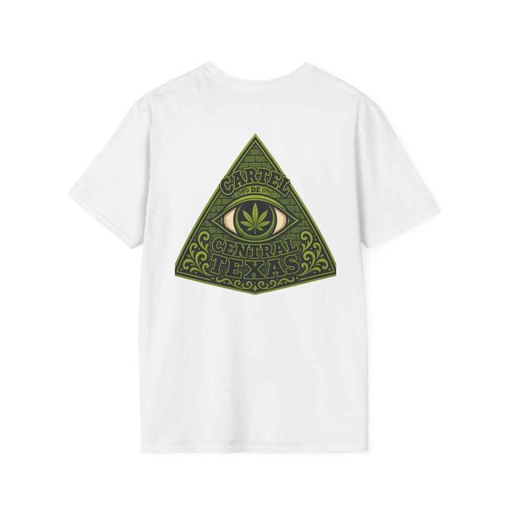 Central Texas Threads T-Shirt (All Seeing Eye) White