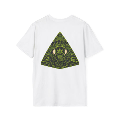 Central Texas Threads T-Shirt (All Seeing Eye) White