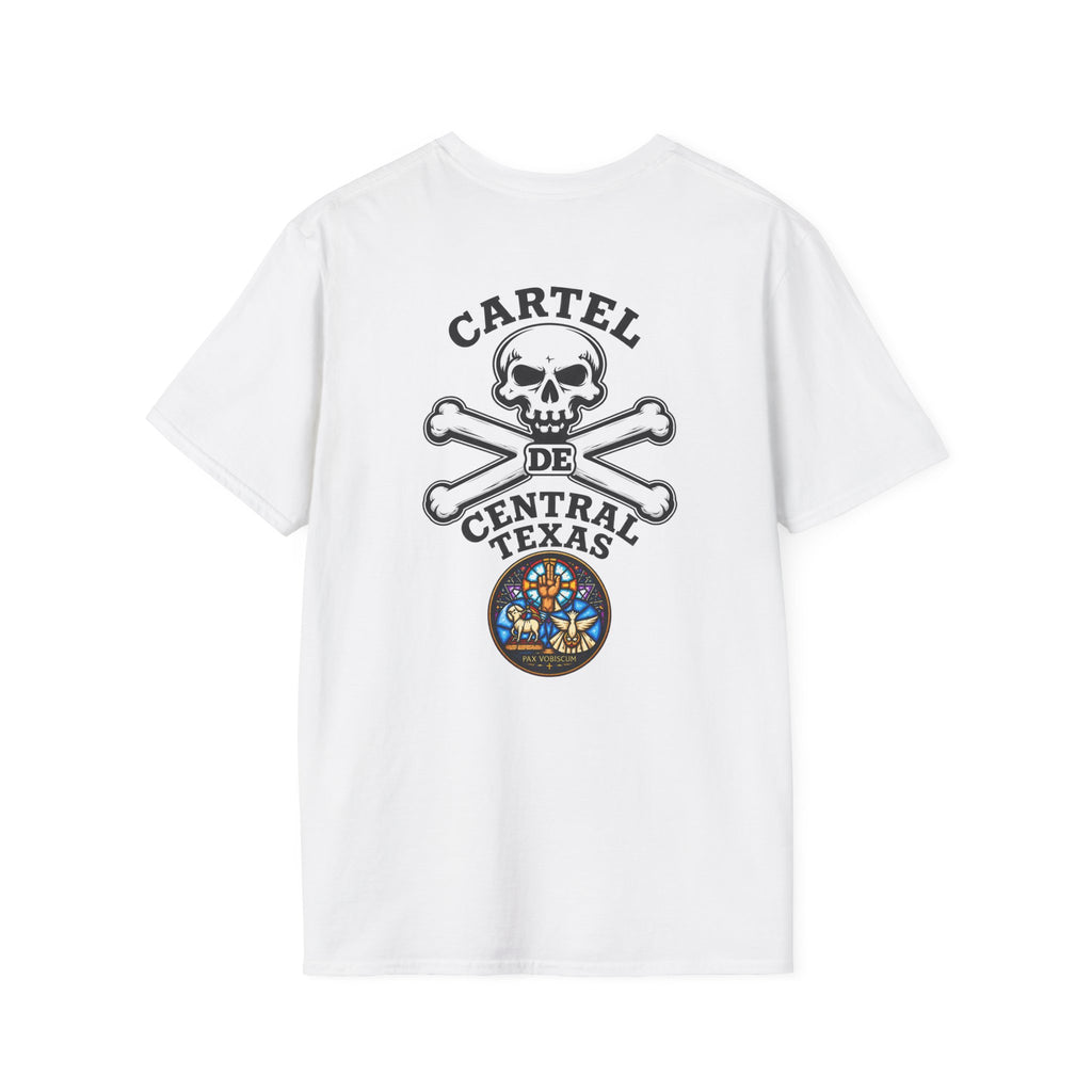 Central Texas Threads T-Shirt (Skull and Bones) White