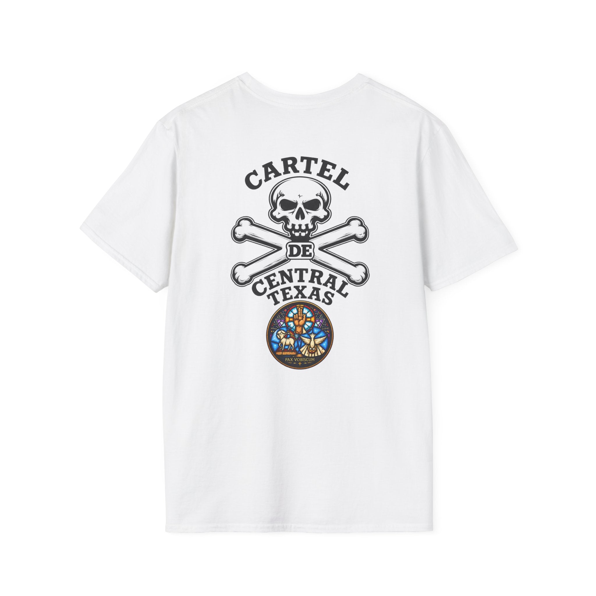 Central Texas Threads T-Shirt (Skull and Bones) White