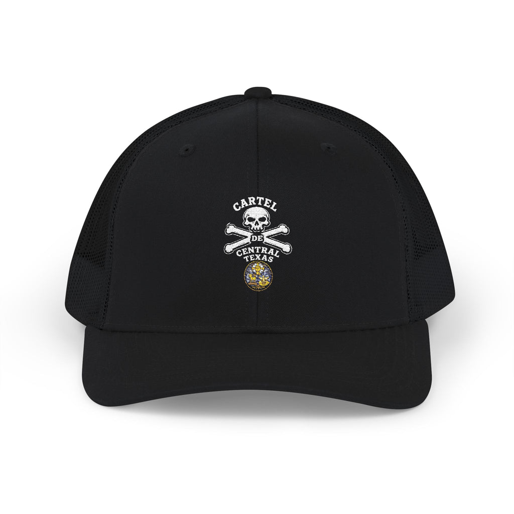 Central Texas Threads - Skull and Bones Trucker Cap, SnapBack