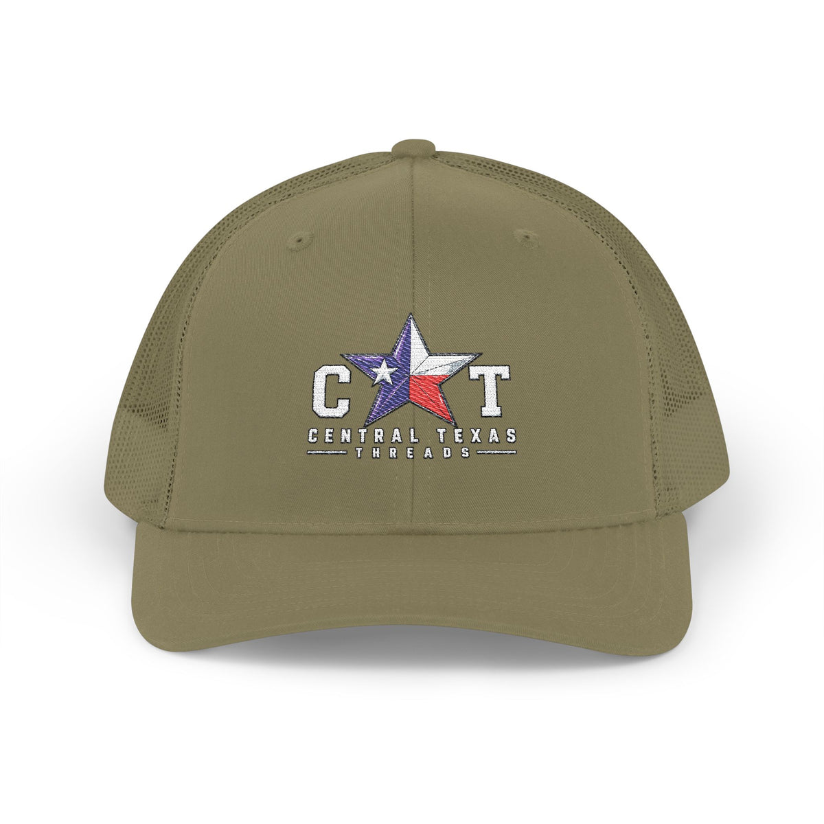 Central Texas Threads (CT Central Texas Threads) Trucker Cap, SnapBack, Embroidered