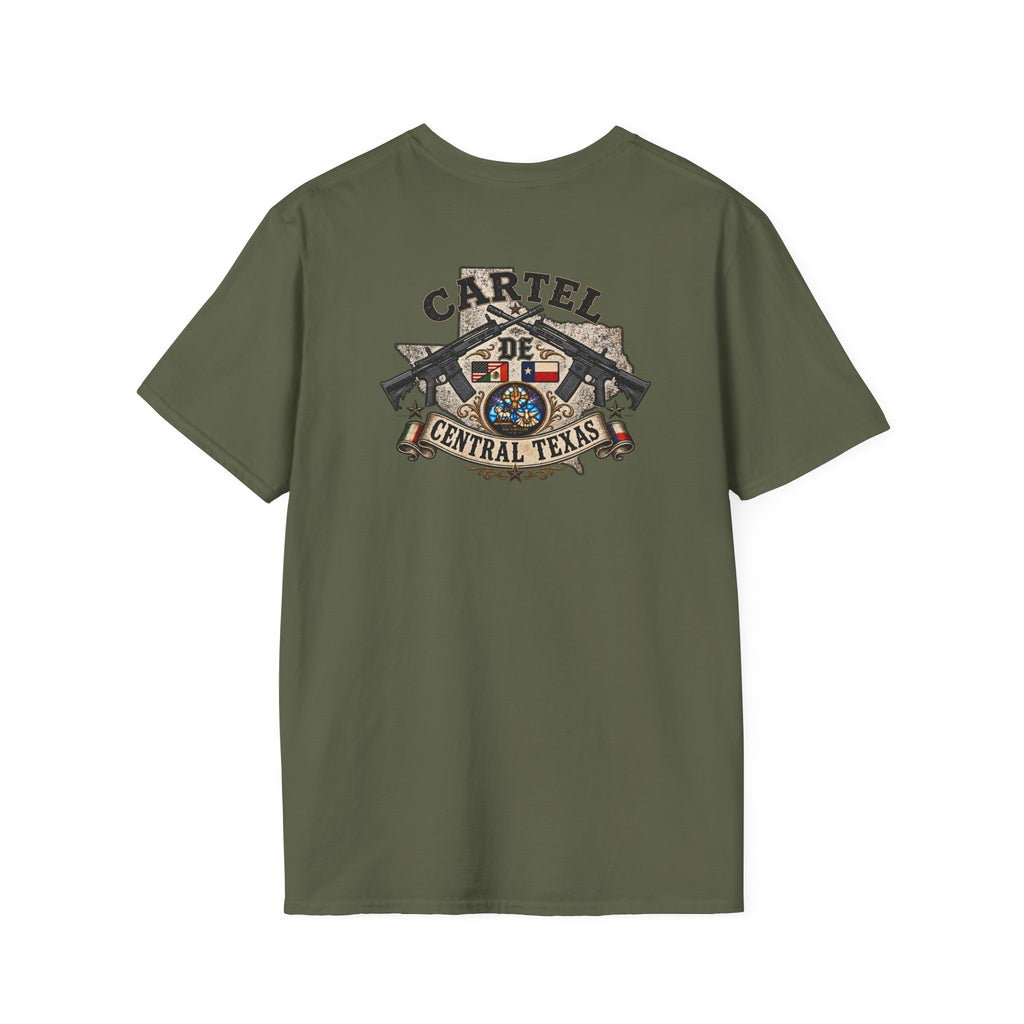 Central Texas Threads T-Shirt (Texas Map, AR-15) Color's